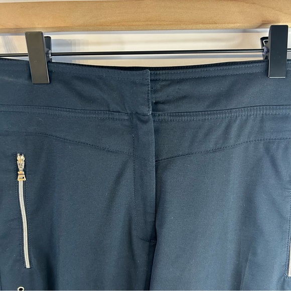 TAIL Tech Performance Capri Pants, Sz 6, Navy Blue Cropped Golf Pants, High Rise - Picture 2 of 10